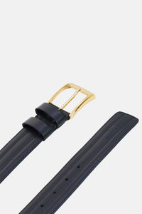 LEATHER BELT "PASSIONFRUIT" BLACK