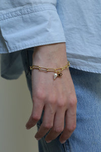 CHAIN BRACELET "YASEMI CHARMS" GOLD