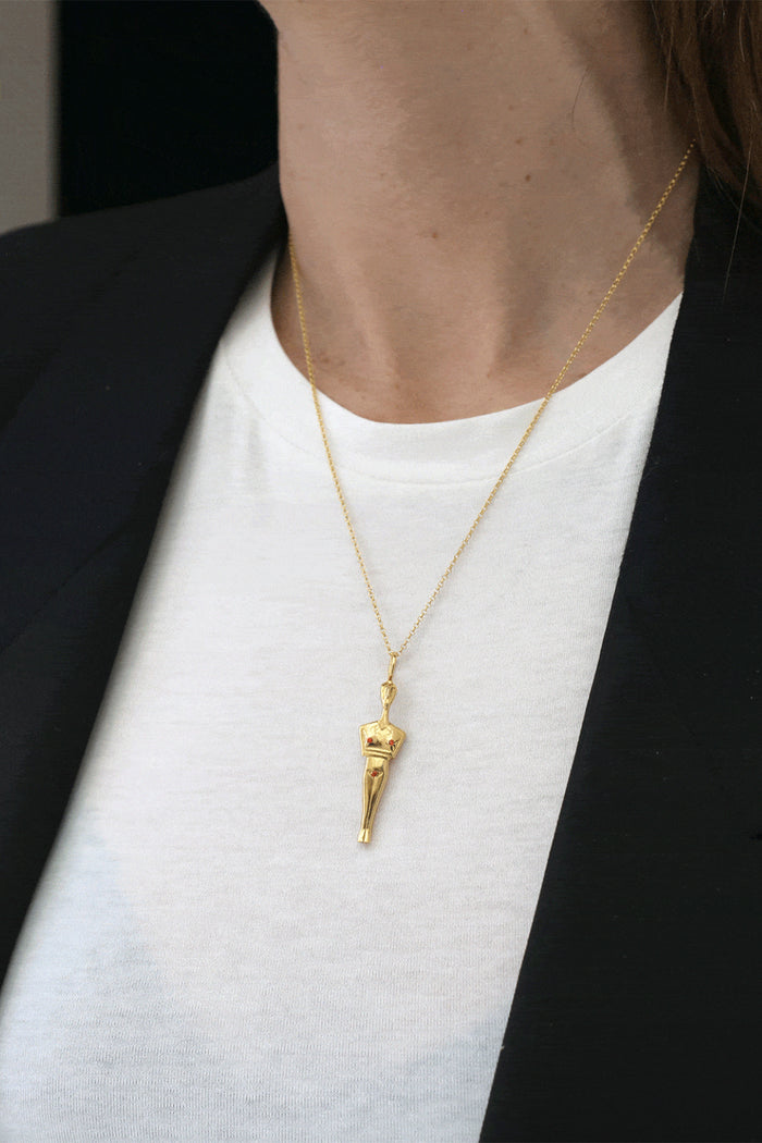 THIN NECKLACE "INOE" GOLD