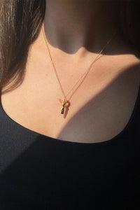 THIN NECKLACE "NIKE" GOLD
