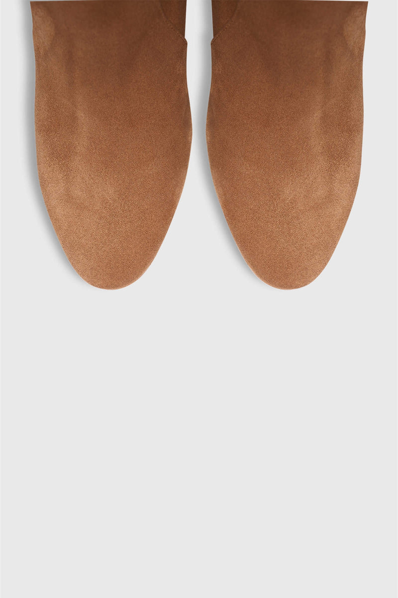 SUEDE BOOTS COGNAC