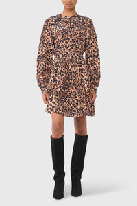 SHORT VISCOSE DRESS „LEOLOVE“