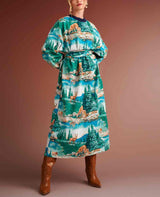 OVERSIZED SWEAT DRESS "DAWSON" BLUE