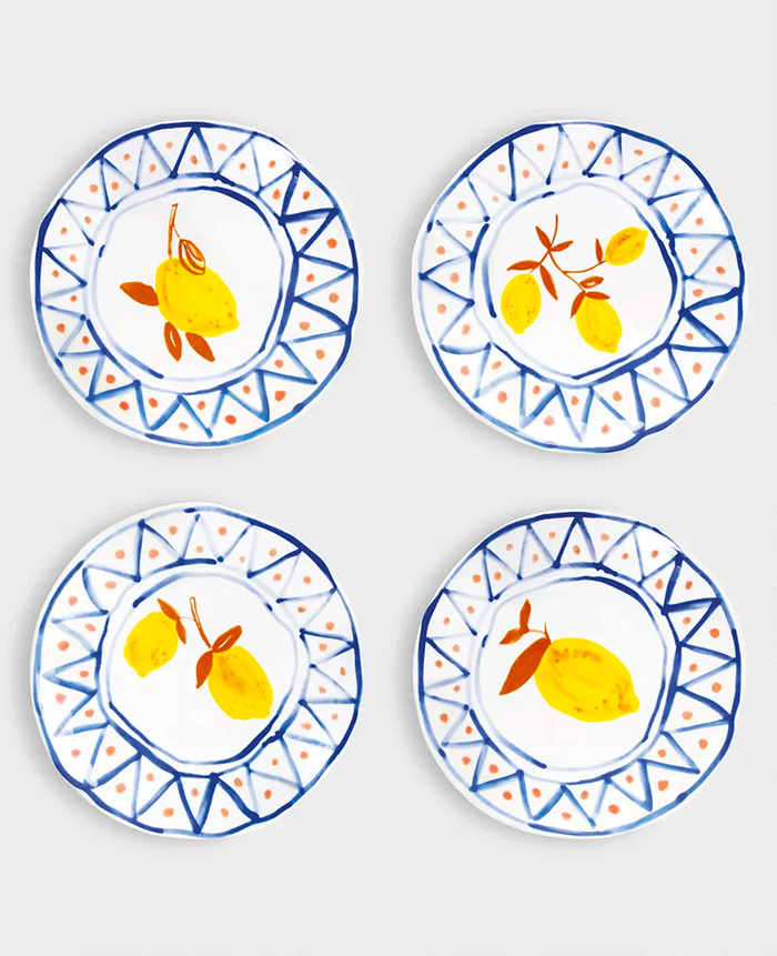 PLATE "LEMON MOROCCAN" MULTICOLOR