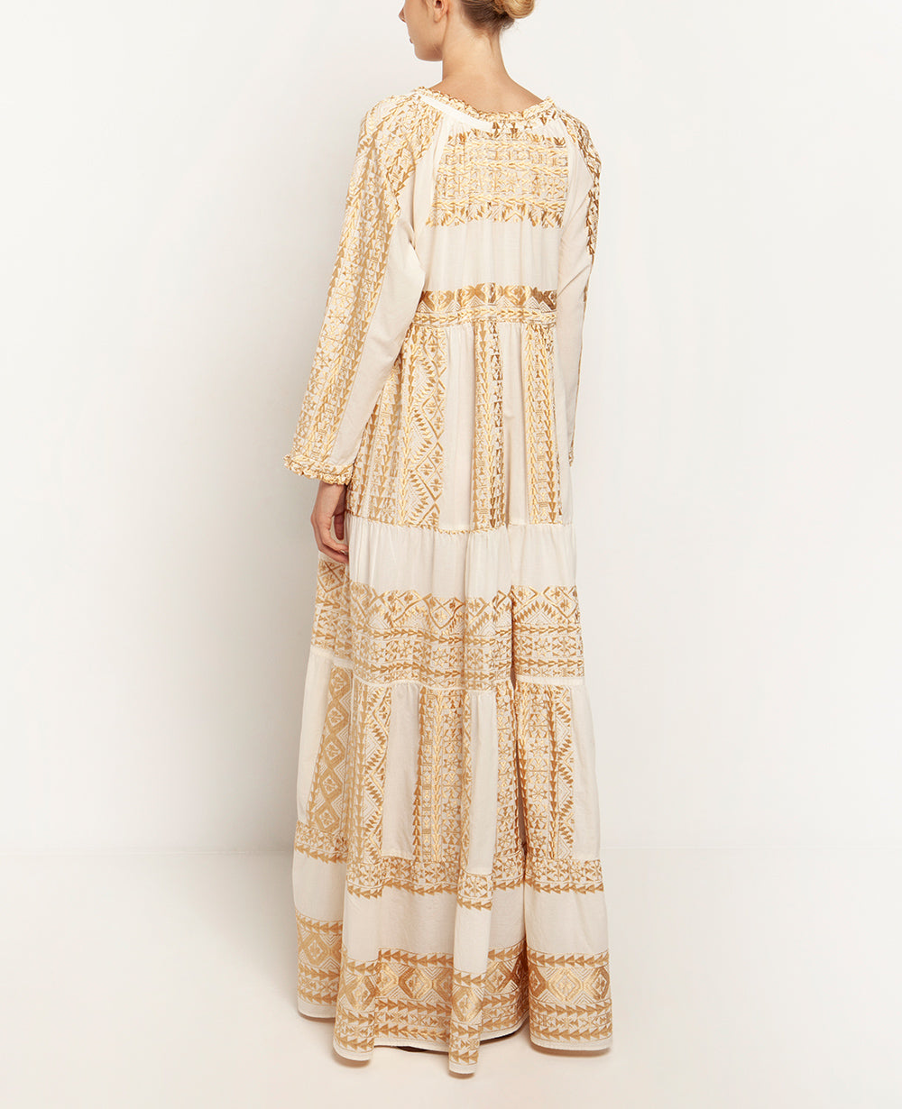 LONG DRESS "EMBROIDERED"