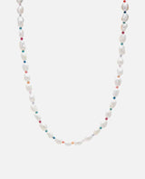 NECKLACE „ZIRGONED PEARLS“ WHITE