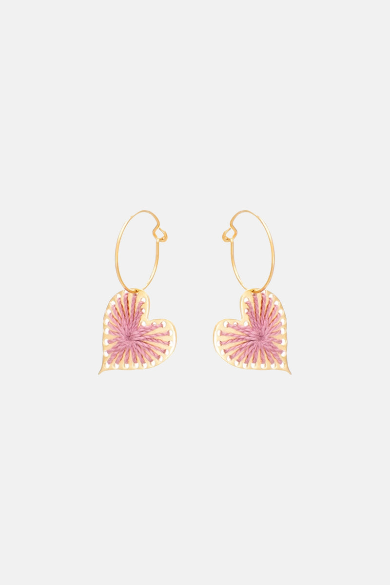 EARRINGS "AGAPI" LIGHT ROSE
