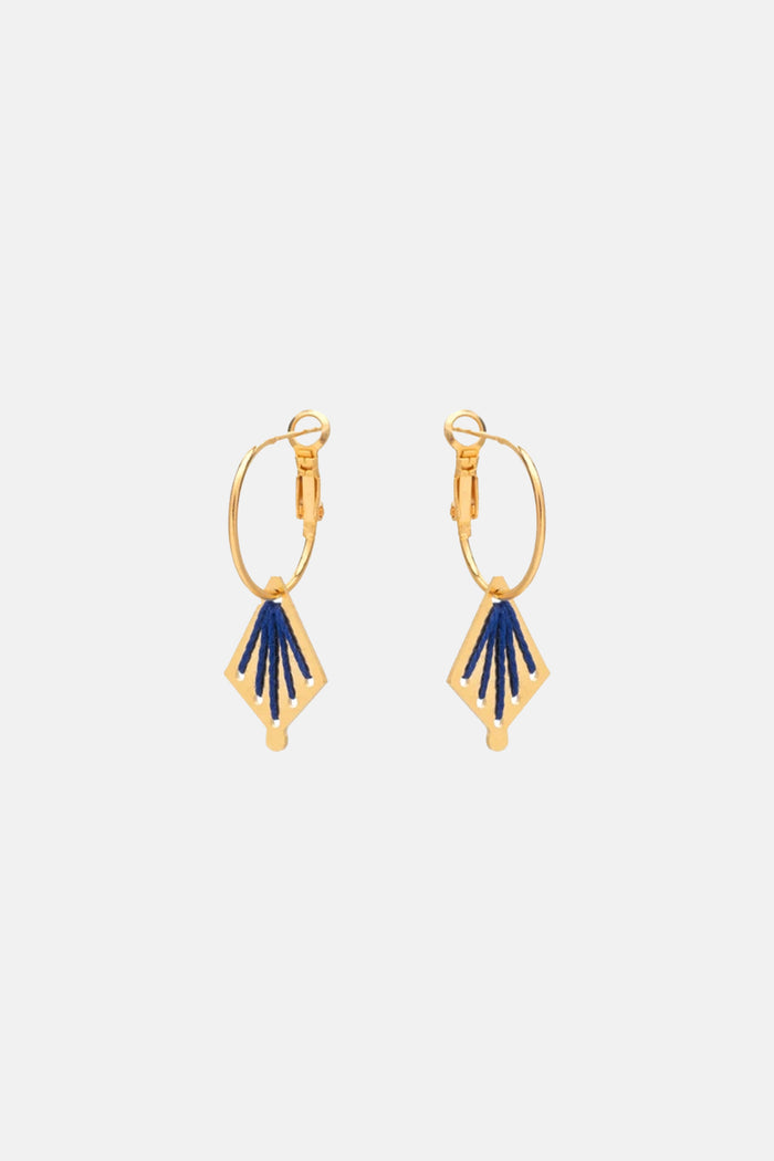 EARRINGS "KEDIMA" NAVY