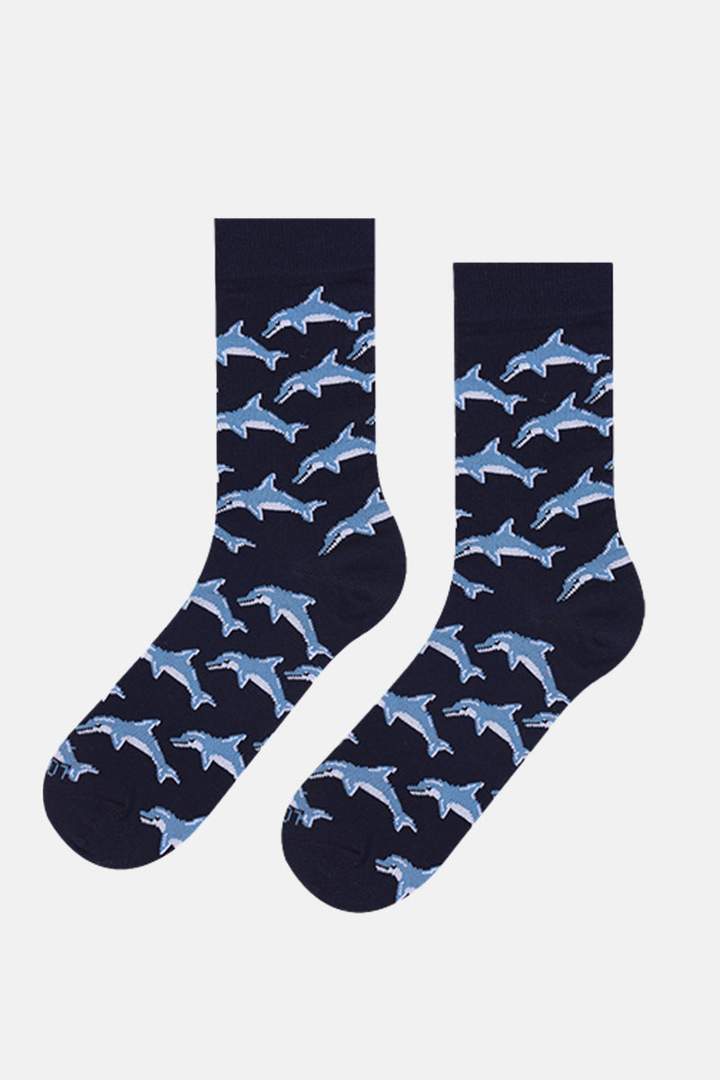 SOCKS "DOLPHIN" BLUE NAVY/BLUE