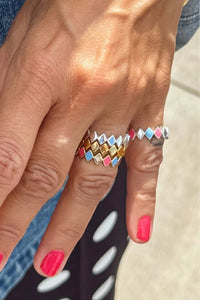 ENAMEL RING "CONFETTI" PURE