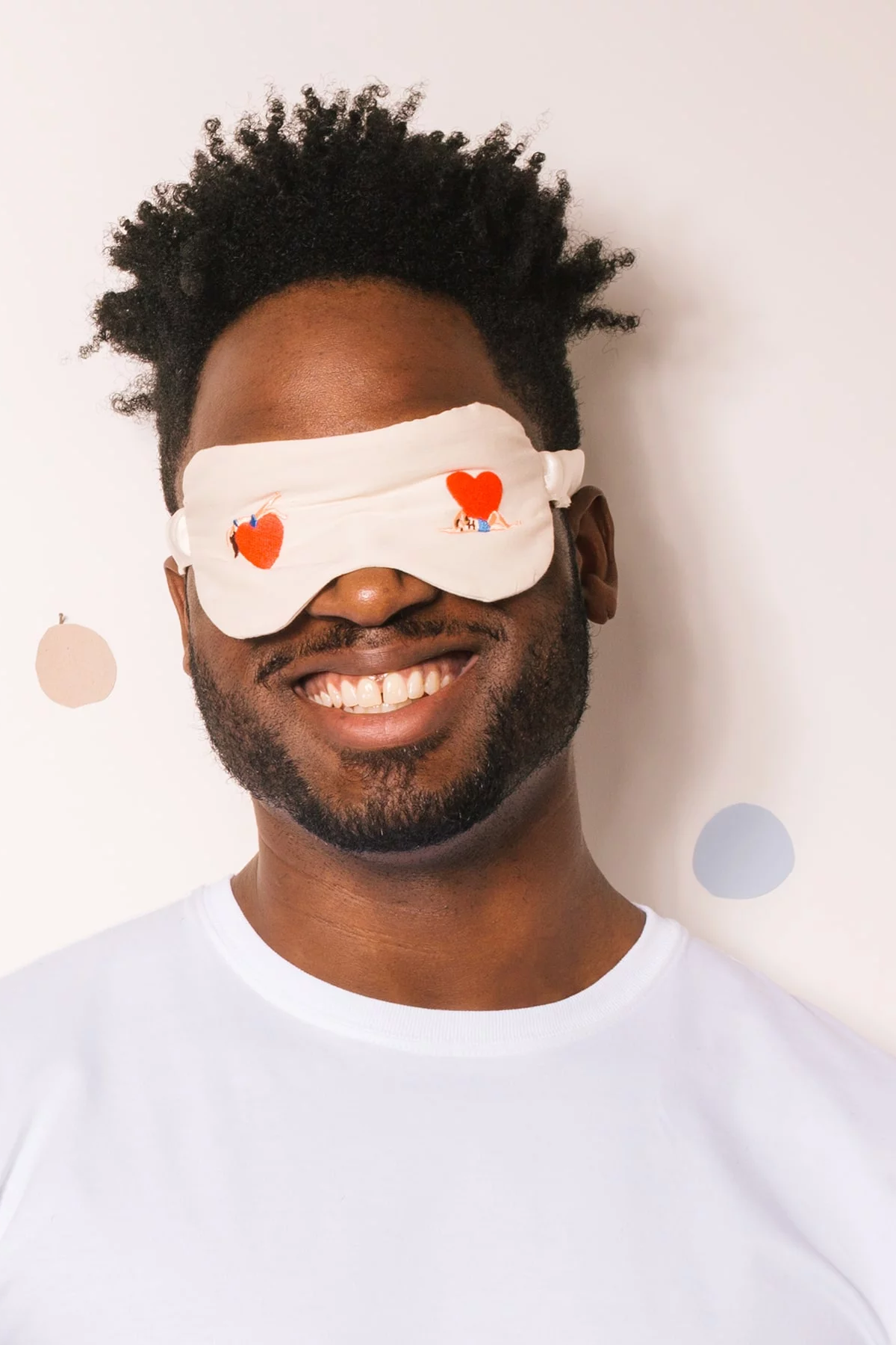 SLEEP MASK "LOVE" CREAM