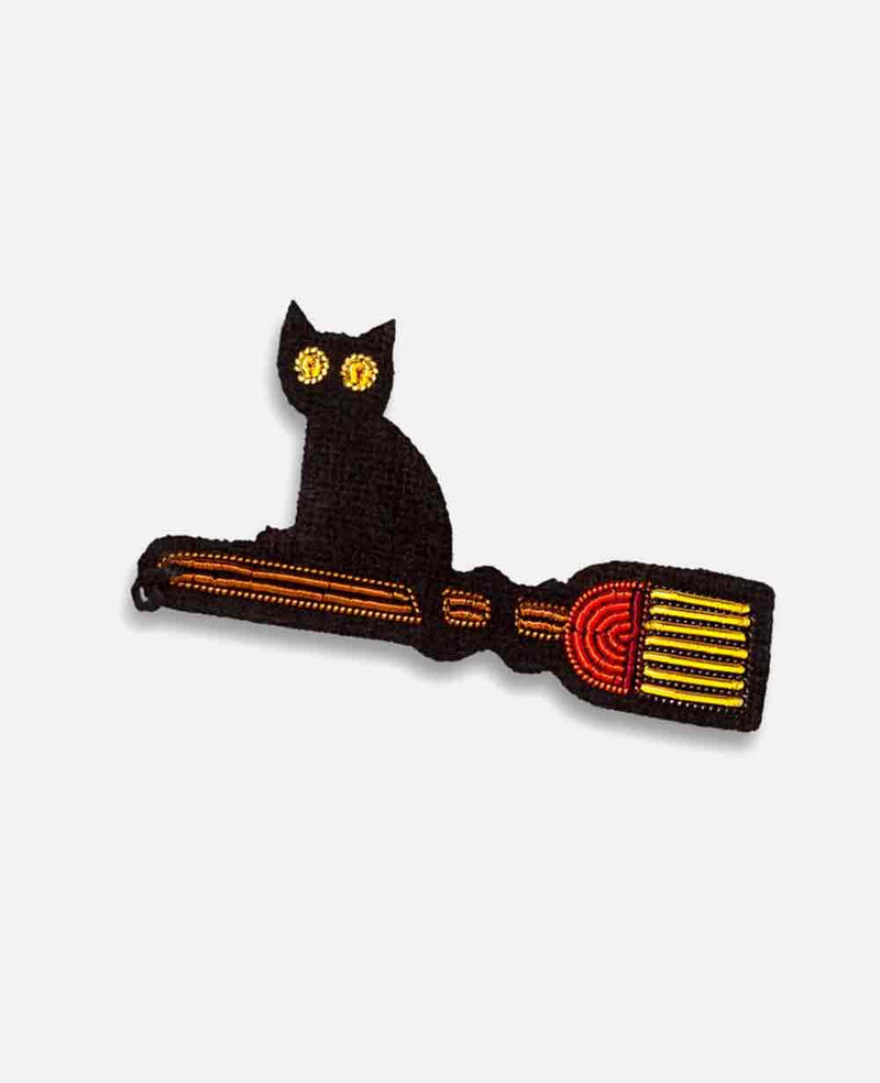 BROOCH "WITCH CAT"