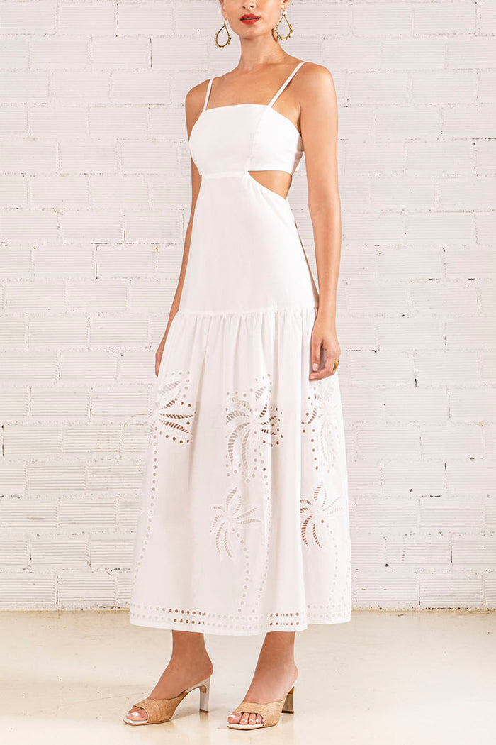LONG DRESS WITH OPEN BACK "PALM SPRINGS"