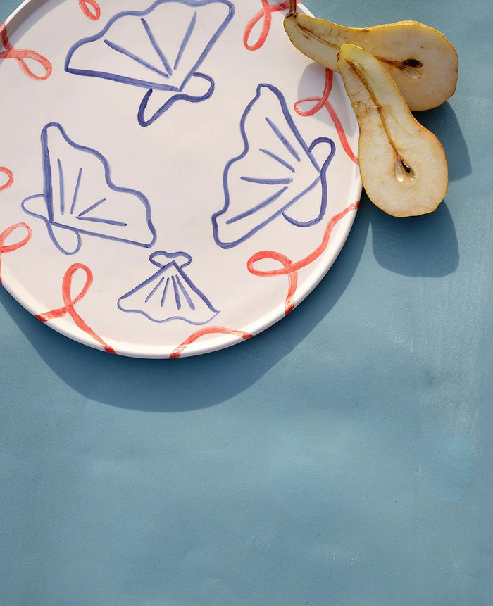 CERAMIC PLATTER "SEA SHELLS"