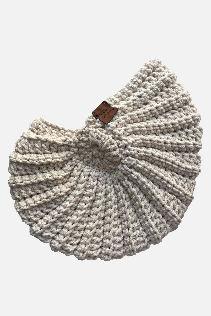 CROCHET "AMMONITE" OFFWHITE