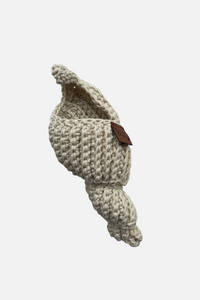 CROCHET "WHELK" ECRU SMALL