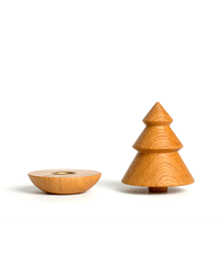 CANDLE HOLDER "OH! TANNENBAUM” EICHE