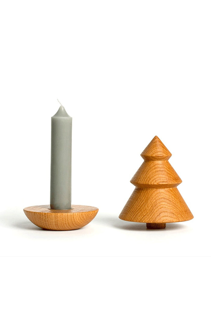 CANDLE HOLDER "OH! TANNENBAUM” EICHE