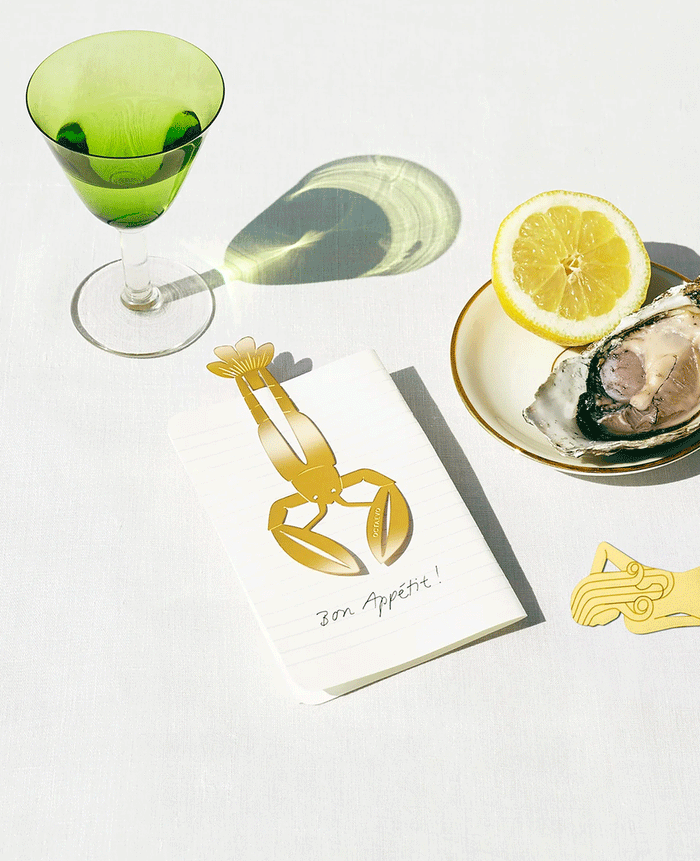 BOOKMARK "BON VIVANT" GOLD