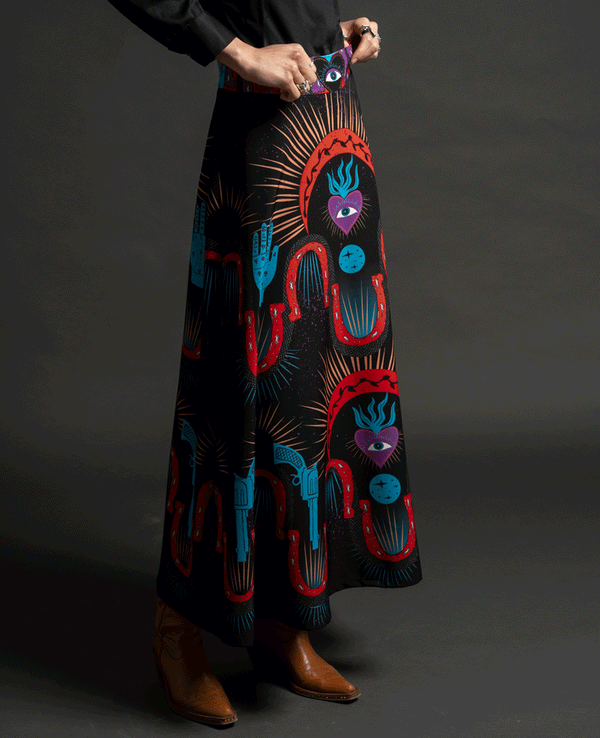 LONG SKIRT "SODAPOP" MULTICOLOR
