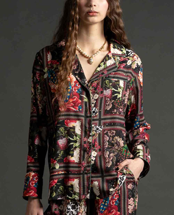 BLOUSE "INSECTA" MULTICOLOR