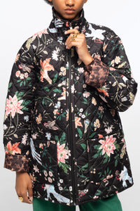REVERSIBLE DOUBLE FACED PUFFER JACKET