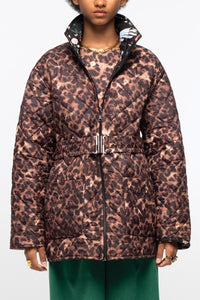 REVERSIBLE DOUBLE FACED PUFFER JACKET