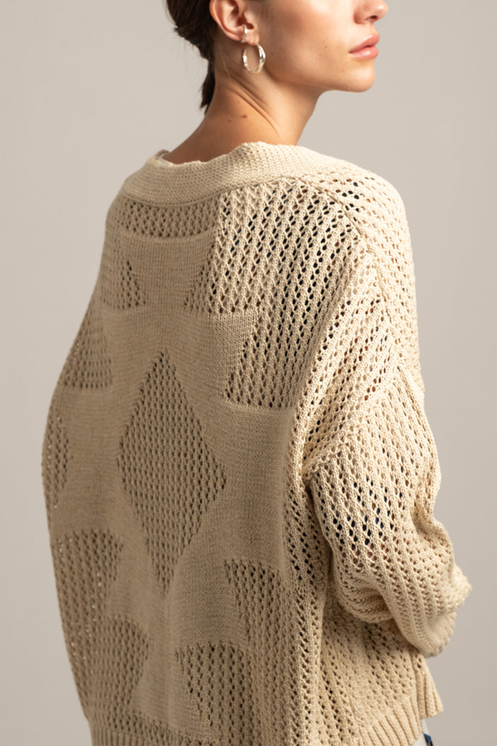 LIGHT KNIT CARDIGAN "ARCHETYPAL"