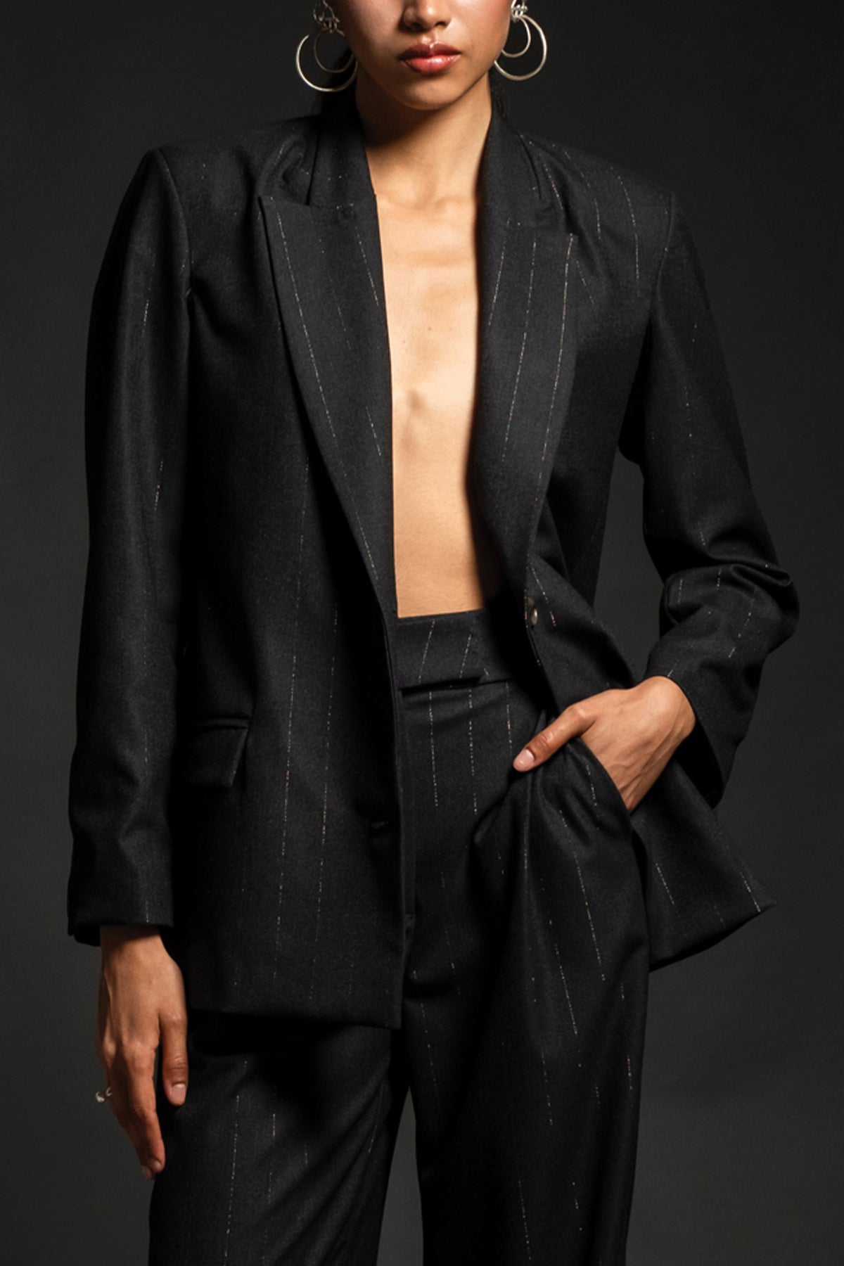 VERSATILE BLAZER "CHARACTER" BLACK/SILVER