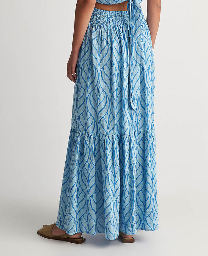 MAXI SKIRT "ERIKOUSA" LIGHT BLUE