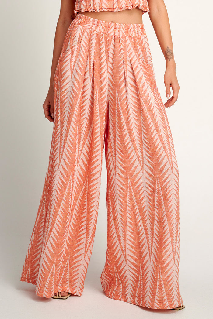 PALAZZO PANTS "FINIKAS" MANDARIN