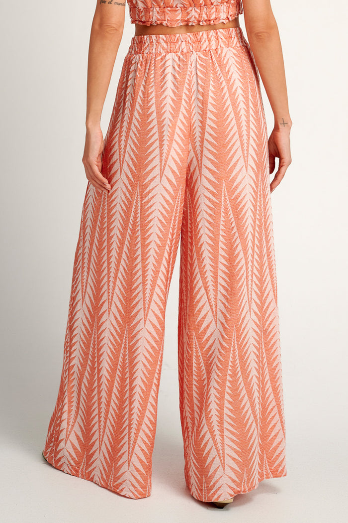 PALAZZO PANTS "FINIKAS" MANDARIN