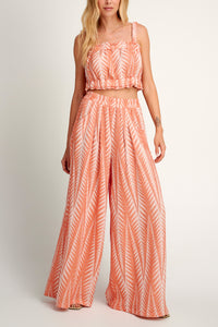 PALAZZO PANTS "FINIKAS" MANDARIN