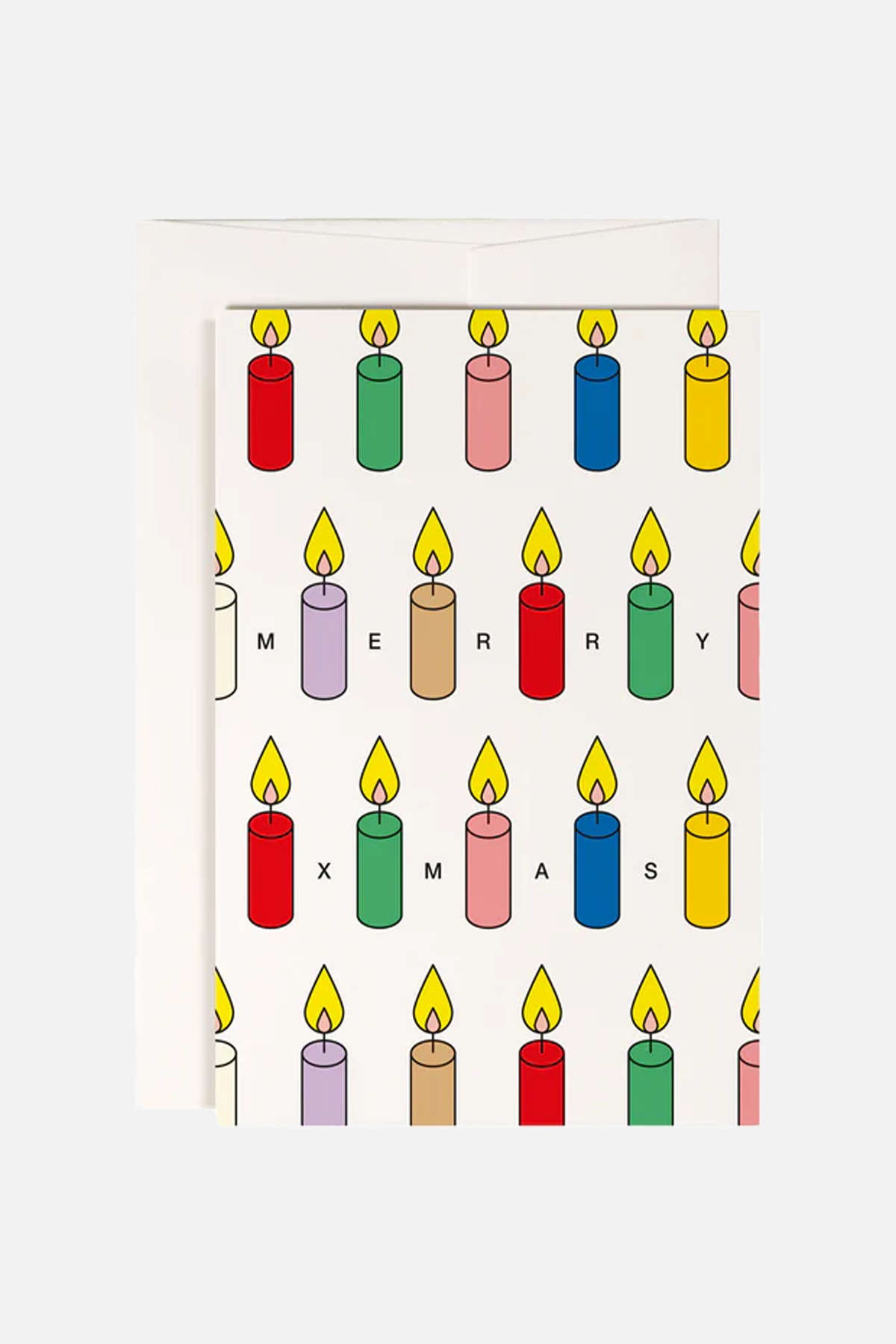 GREETING CARD "CHRISTMAS CANDLES"