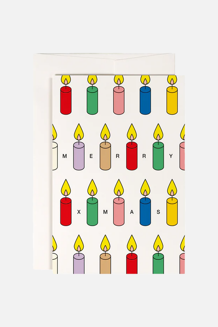 GREETING CARD "CHRISTMAS CANDLES"