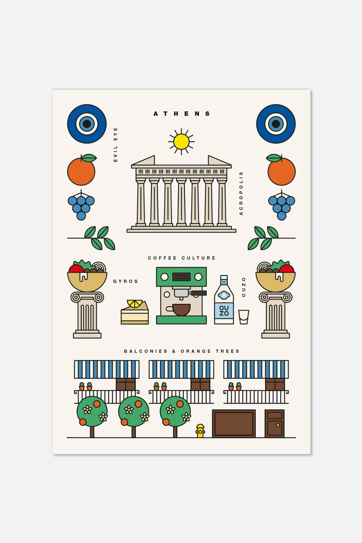 GREETING CARD "ATHENS"