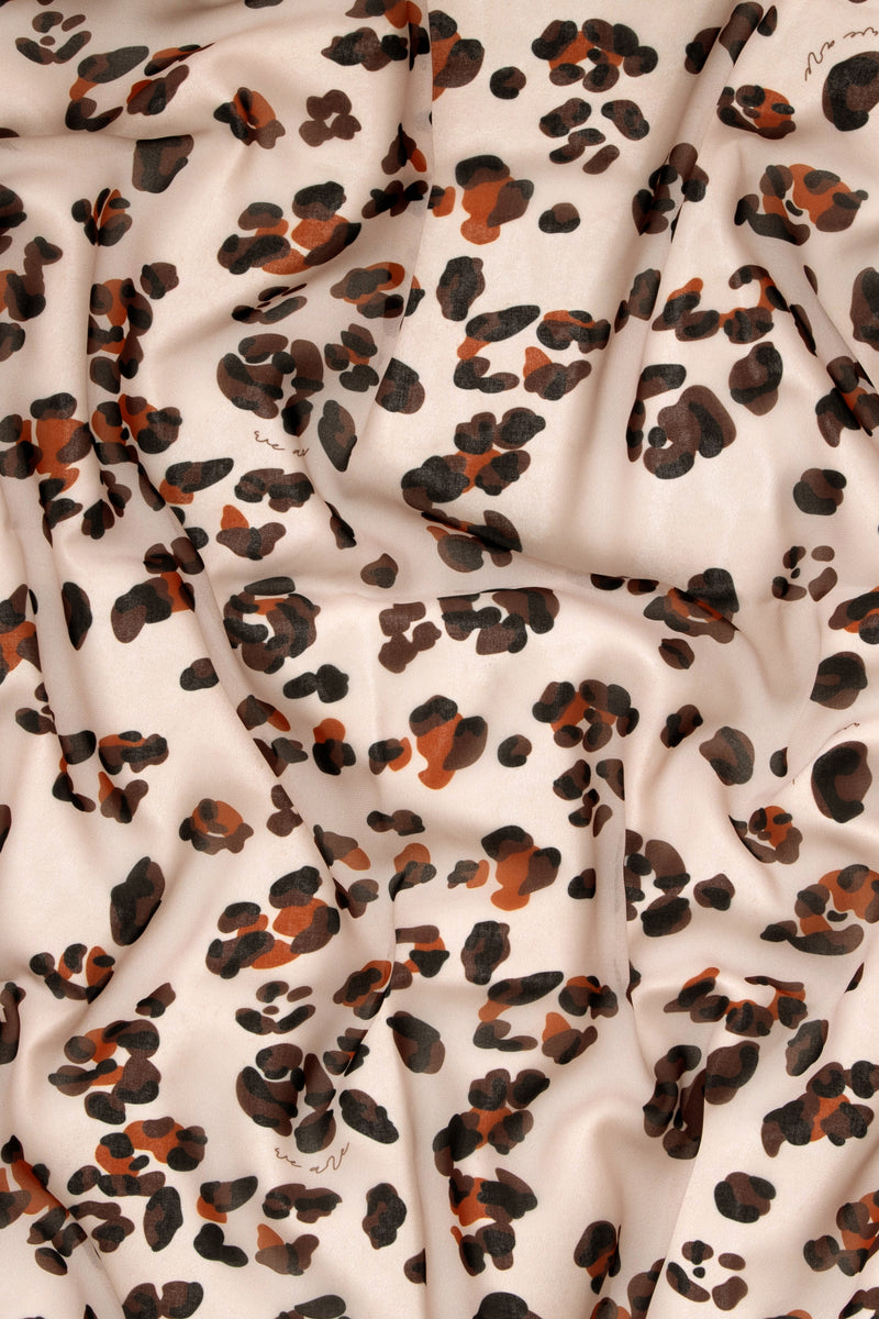 SILKY SCARF "LEOPARD" MULTICOLOR