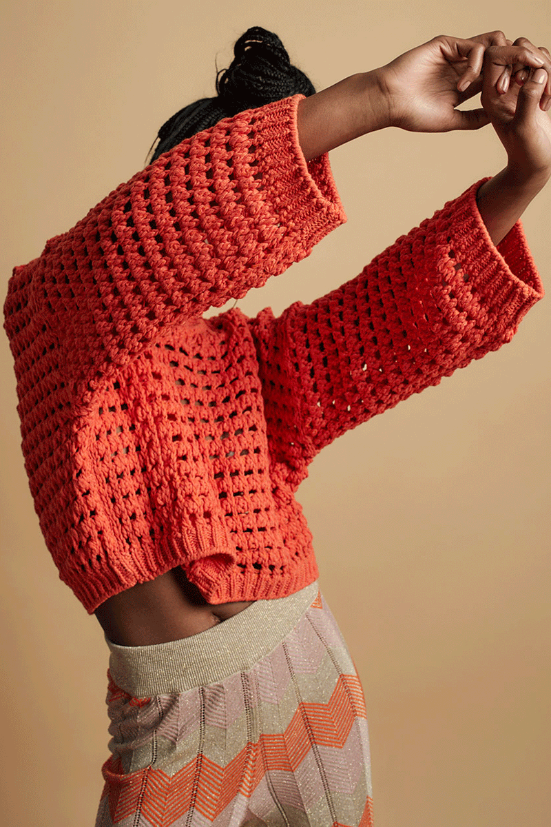 OVERSIZED KNITTED SWEATER "INNA"