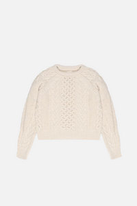 OVERSIZED JUMPER "TIBET" CREAM