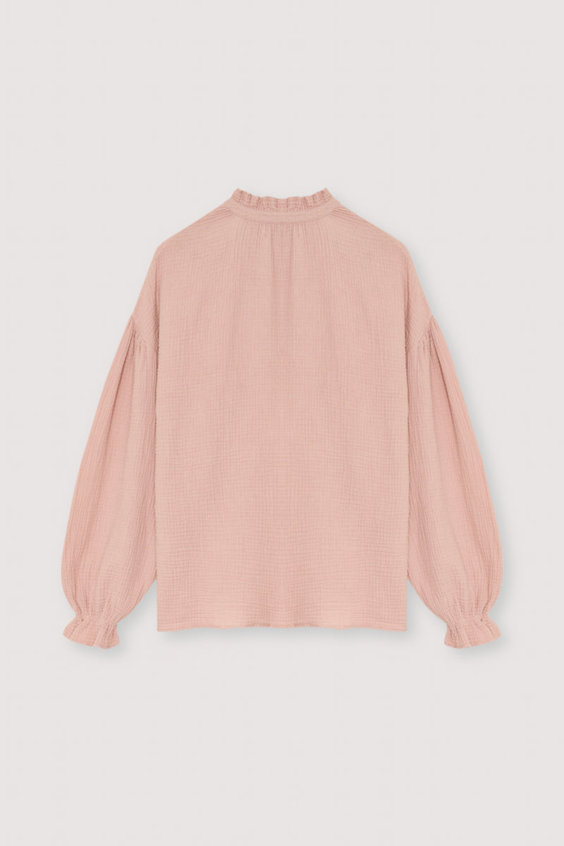 MUSSELINE BLOUSE "OLIVIA" FADED ROSE