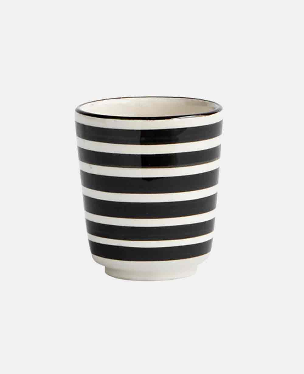 MUG "TAINIA" WHITE/BLACK