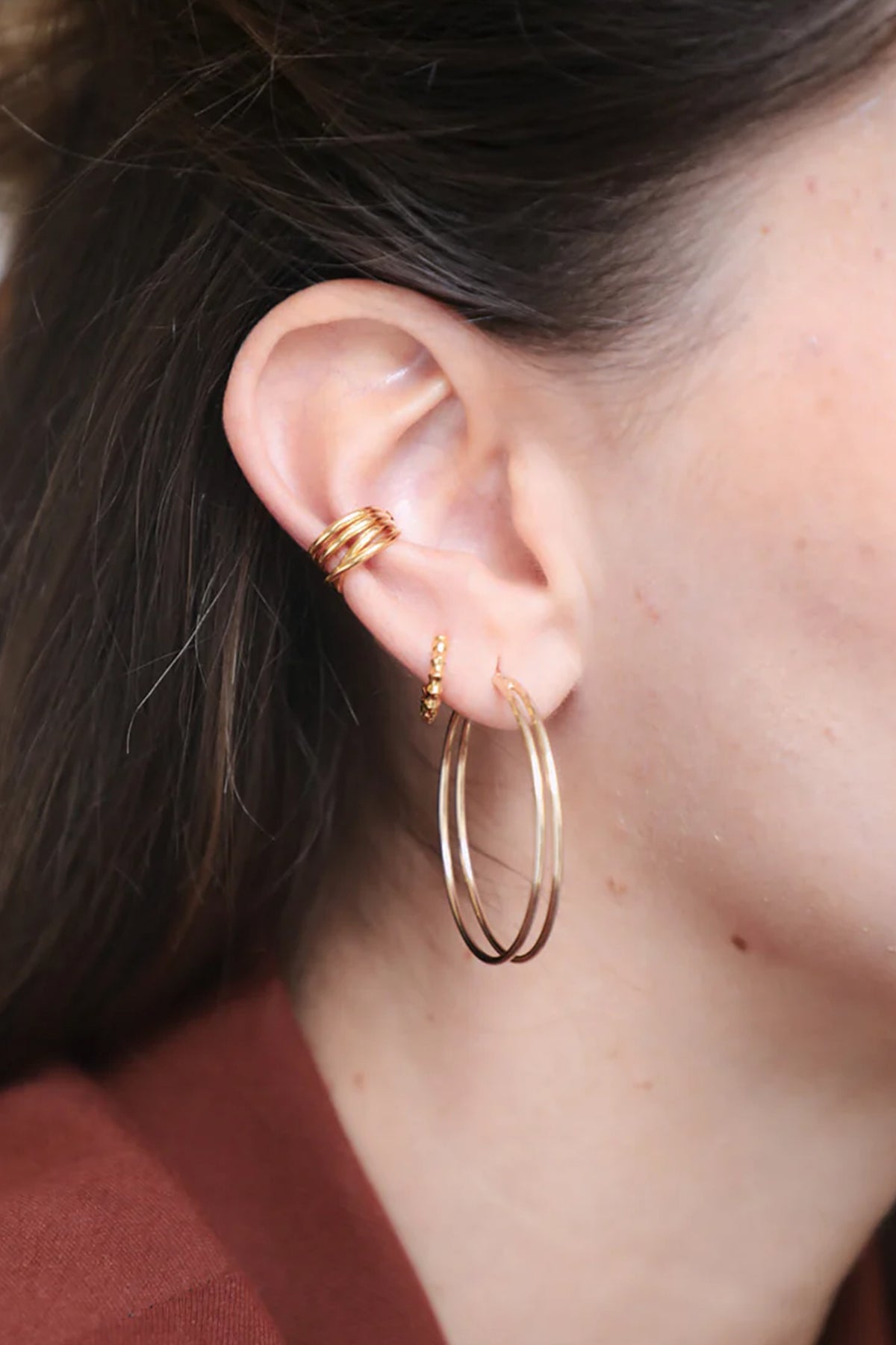 HOOPS "CLARA" GOLD