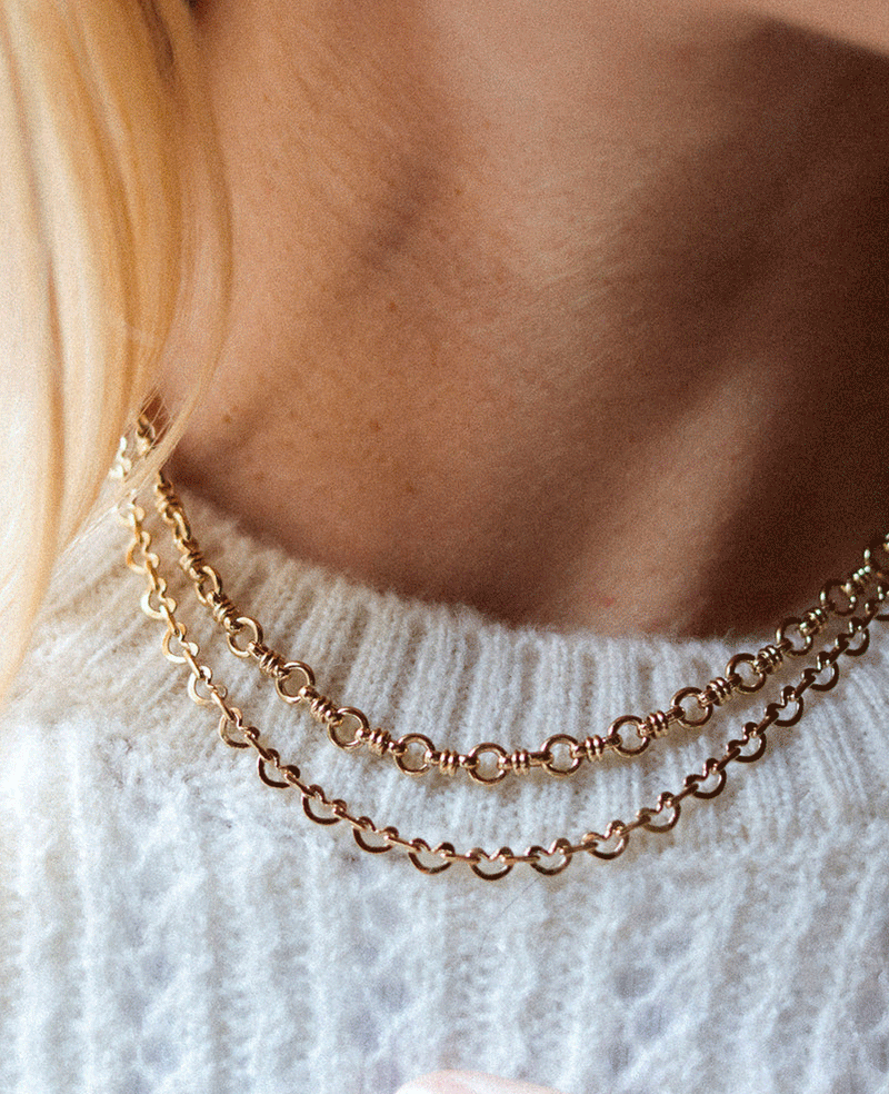 NECKLACE "ARMOUR" GOLD