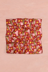 SILKY SCARF "NARCISSE"