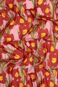 SILKY SCARF "NARCISSE"