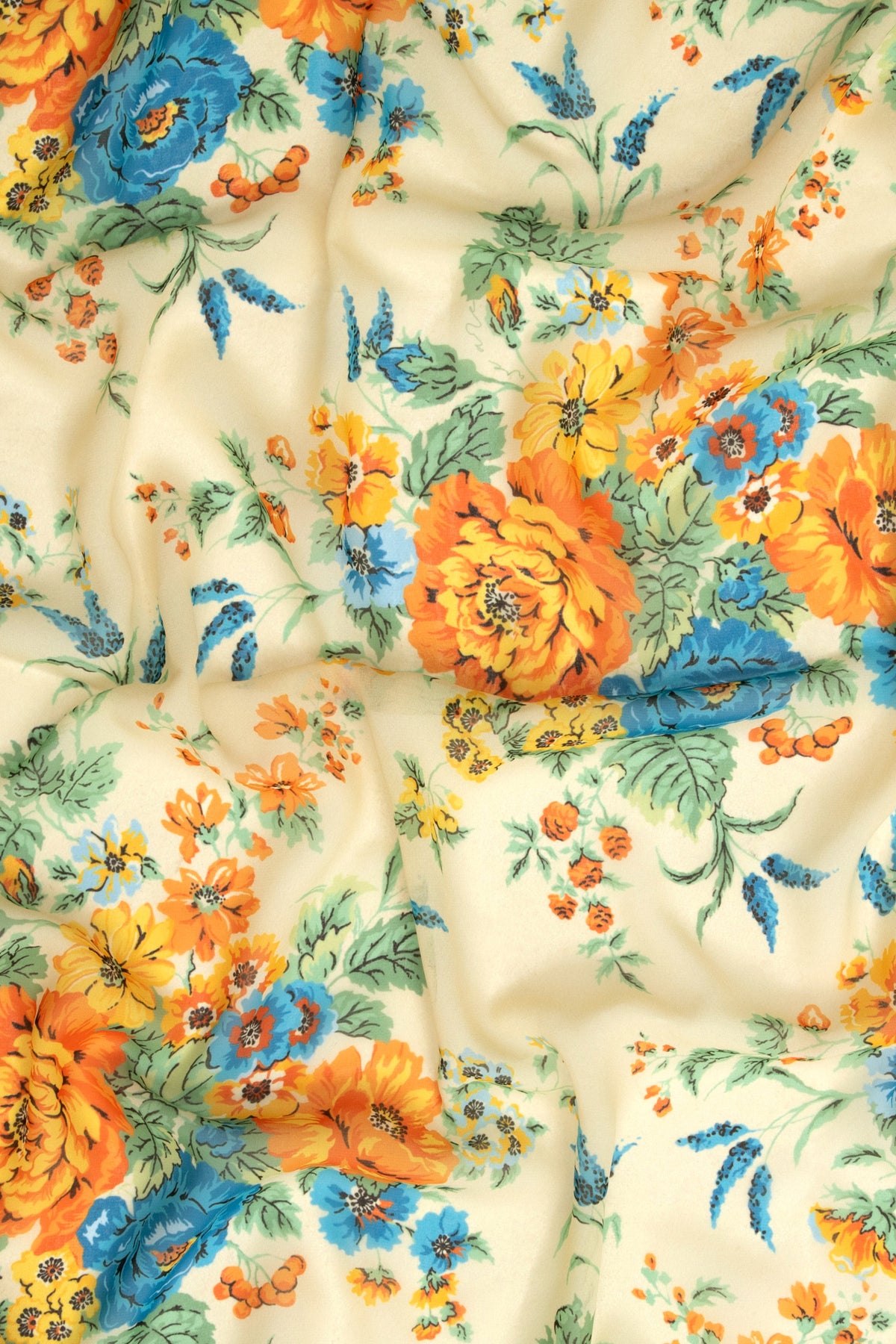 SILKY SCARF "TAPETSARIA" MULTICOLOR