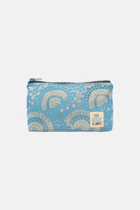 MINI POUCH "LOULOUDI" MULTI BLUE/WHITE