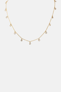 NECKLACE "LUMINOUS" GOLD/ZIRCONIA