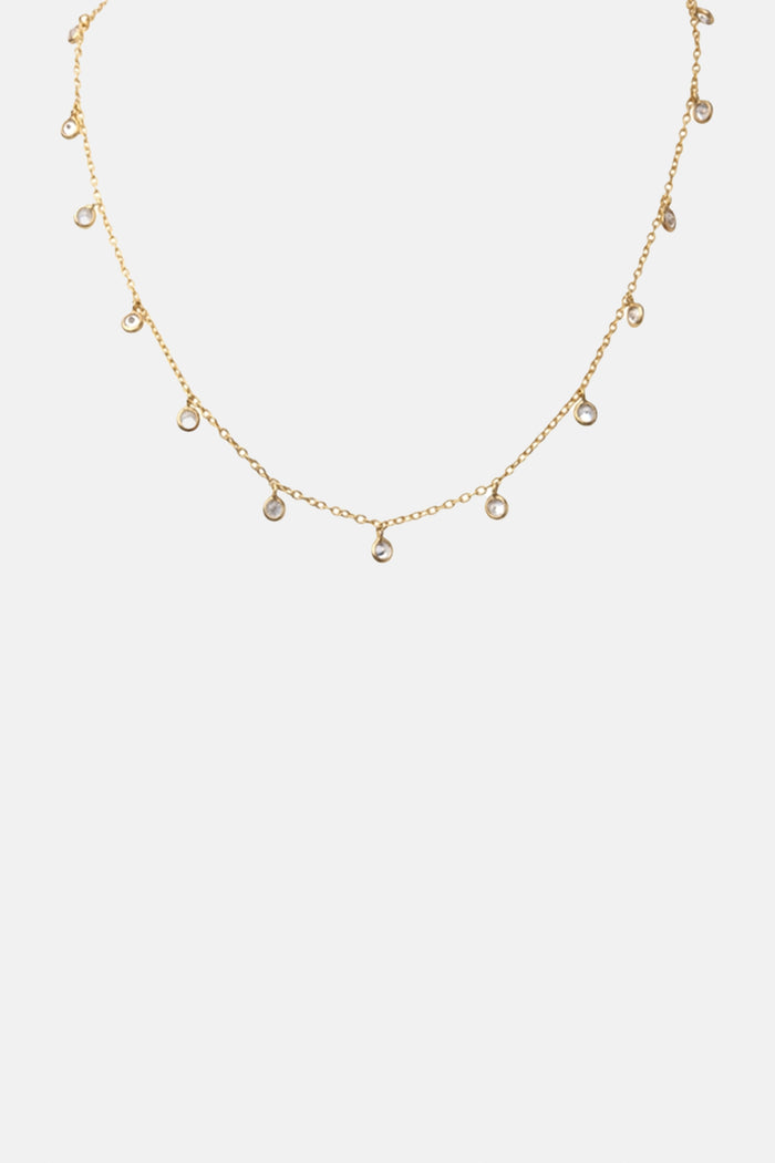 NECKLACE "LUMINOUS" GOLD/ZIRCONIA
