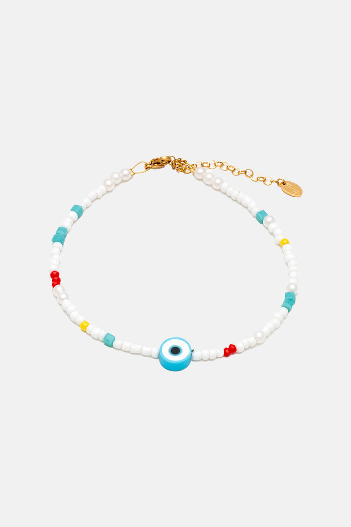 ANKLE BRACELET „MATAKIA“ MULTICOLOR